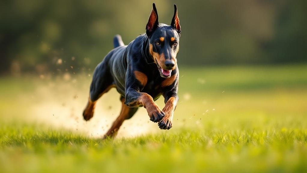 doberman speed training event
