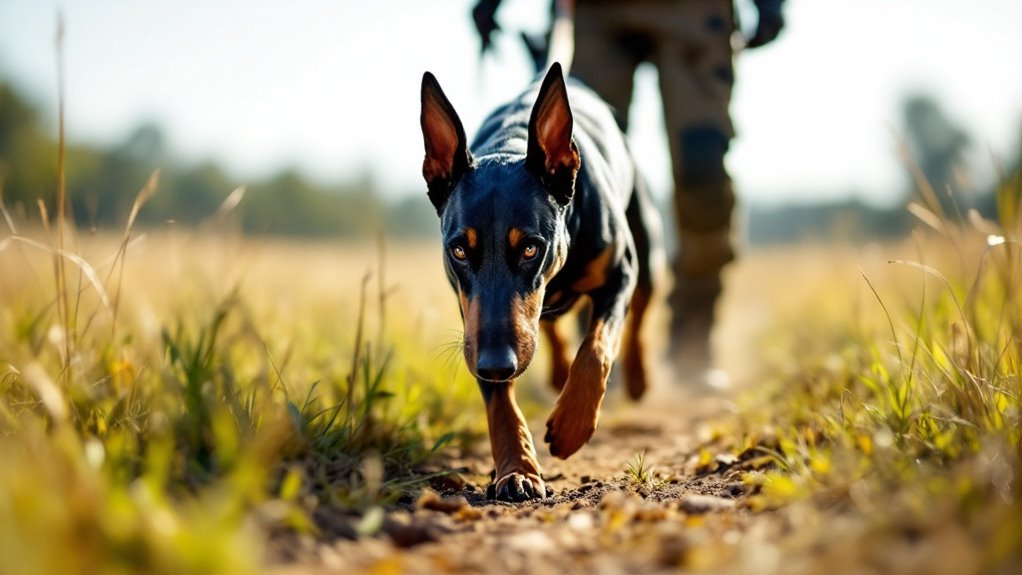 advanced doberman tracking training