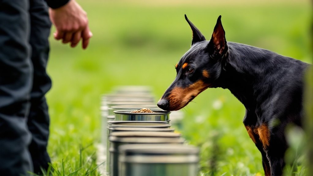 doberman scent discrimination training